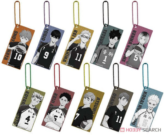 Haikyuu! Metallic Trading Acrylic Key Ring Blind Box