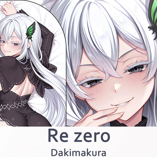 Re:Zero Echidna Dakimakura – 2WAY Hugging Body Pillow Cover - Dakimakura - Dakimakuras - 1