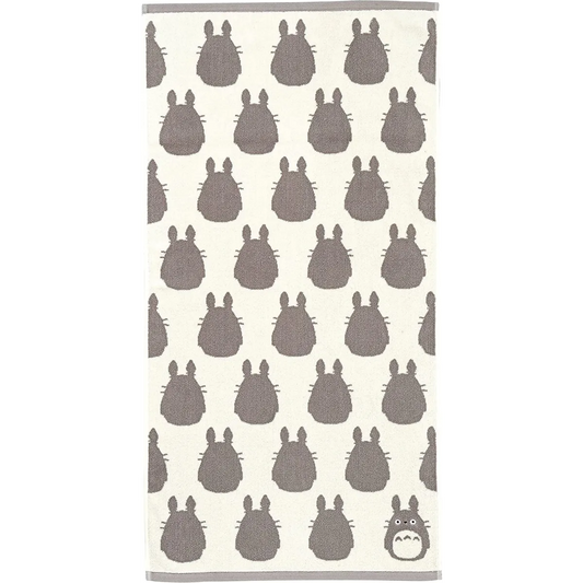 My Neighbor Totoro Big Bath Towel Grey and White - Best Sellers - Towels - 1