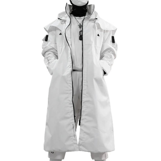 CC-020 White Commander’s Trench Coat - Harajuku Style - Coat - 1