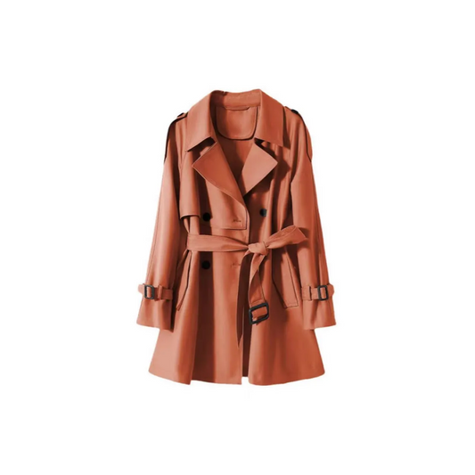 Short Structured Trench Coat Blazer - Best Sellers - Trench Coat - 2