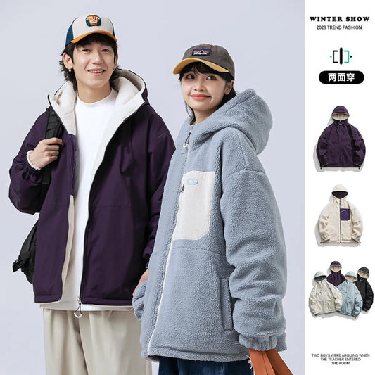 Hooded Corduroy Loose Jacket - Jackets & Coats - Jacket - 2
