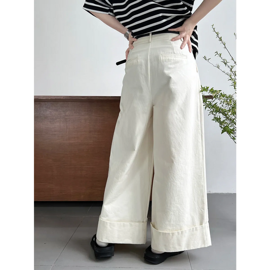 Luxi Washed Cotton Wide Leg Pants 1929 - Bottoms - Pants - 6