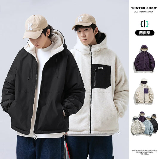 Hooded Corduroy Loose Jacket - Jackets & Coats - Jacket - 1