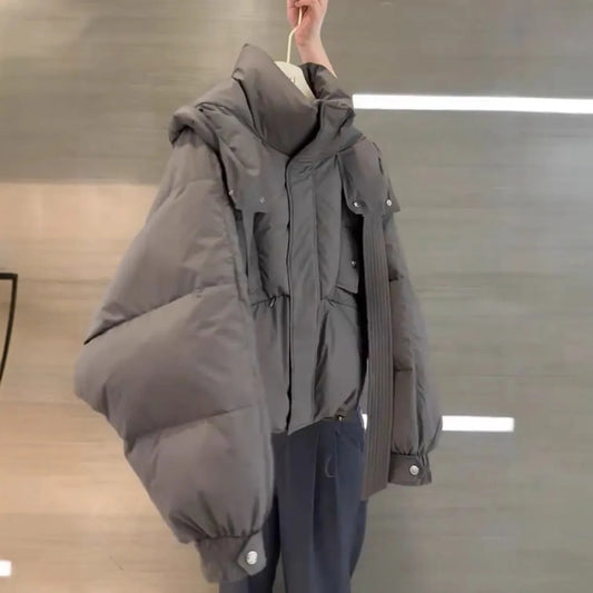 Korean Style Cotton-Padded Winter Jacket - Women’s - Jacket - 2