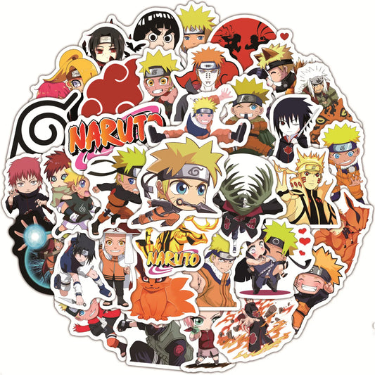 Naruto Stickers: Waterproof Decals - Kawaii Stop - 