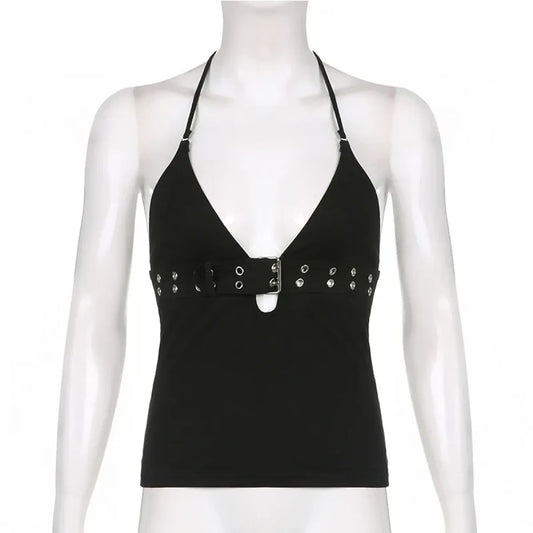 Y2K Bandage Knit Crop Top - Women’s Clothing & Accessories - Crop Top - 22