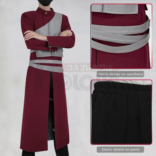 Gaara Anime Cosplay Costume Set - Anime - Cosplay Outfit - 2
