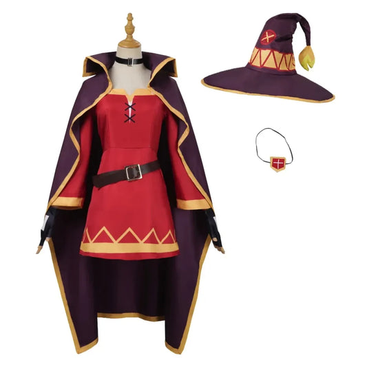 Megumin Anime Sorceress Cosplay Costume Set - Dresses - Cosplay Outfit - 2