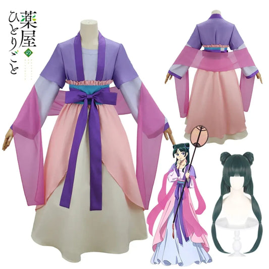 Hanfu Cosplay Dress – Maomao Apothecary Diaries Outfit - All Dresses - Sets - 1