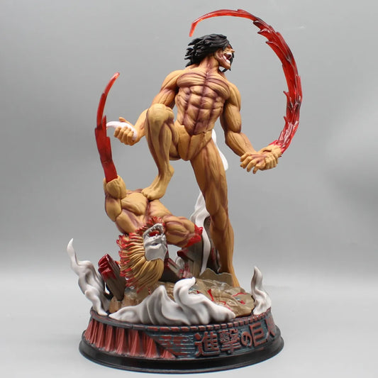 Attack on Titan Eren Jaeger Figure 29cm - PVC Armored Titan Statue - Figurines - Figures - 1