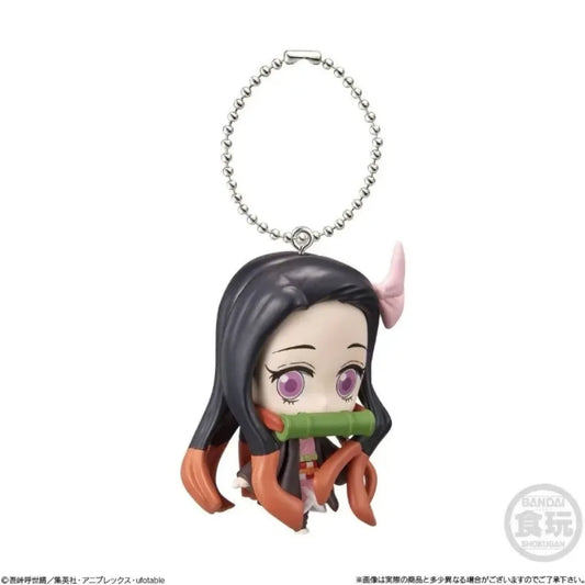 BANDAI Demon Slayer Chibi Figures – 4CM Keychain Set - Anime - Figures - 2