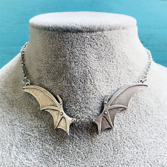 Gothic Vampire Bat Wing Choker Necklace - Women’s Jewelry - Necklaces - 2