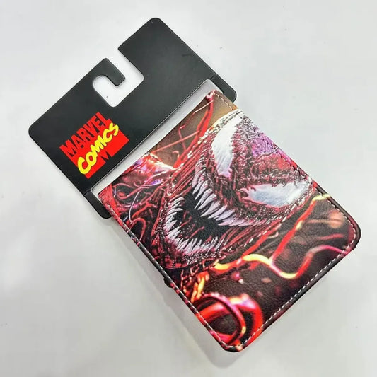 Venom PU Wallet with Card Slots & Money Clip - Anime - Purses - 1
