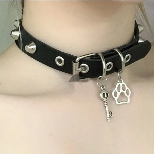 Grunge Cat Claw Choker Necklace - Women’s Clothing & Accessories - Necklaces - 2