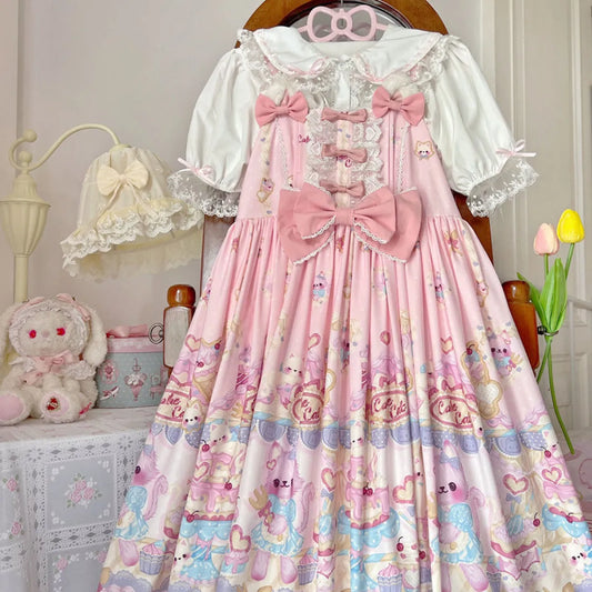 Cute Cat Pastry Chef Lolita - All Dresses - 2