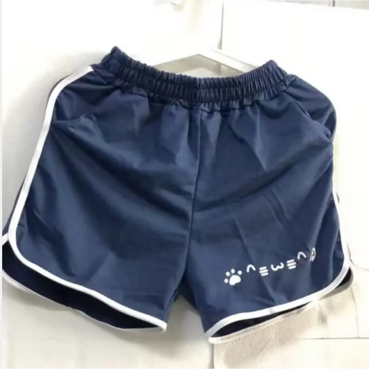 Harajuku Cat Print Summer Shorts - Bottoms - Women’s Shorts - 1