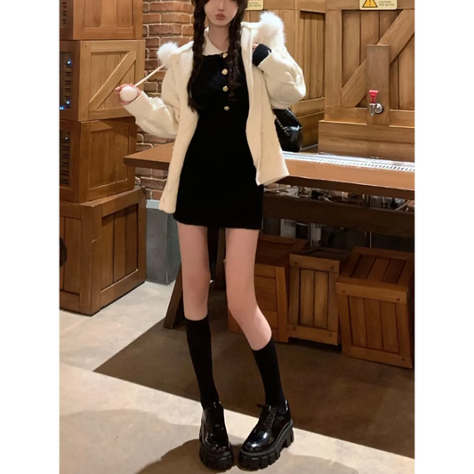 Chic Winter Dress - All Dresses - 2