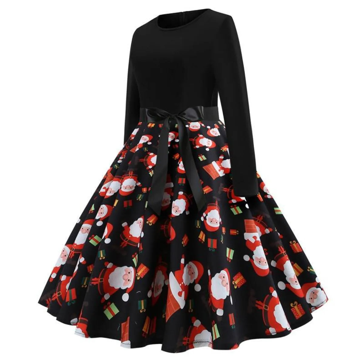 Stay Cozy in Our Women's Christmas Styled Swing Dress – Kawaii Stop