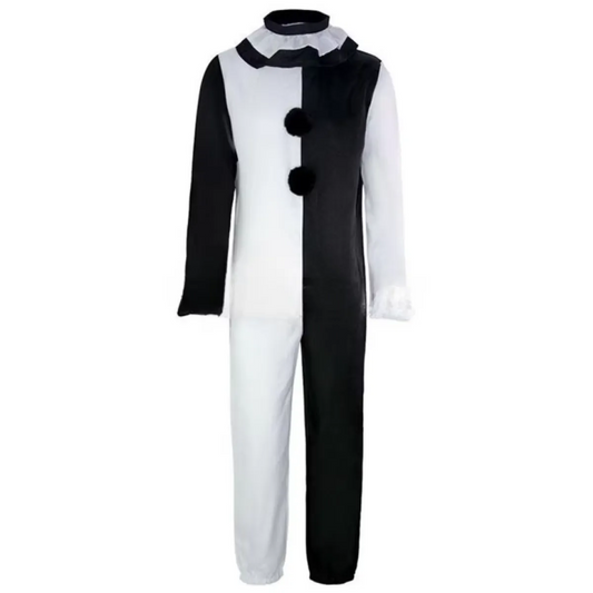 Terrifier 2 Art The Clown Cosplay Costume – Jumpsuit & Mask Halloween Set - Women’s Clothing & Accessories - Cosplay - 2