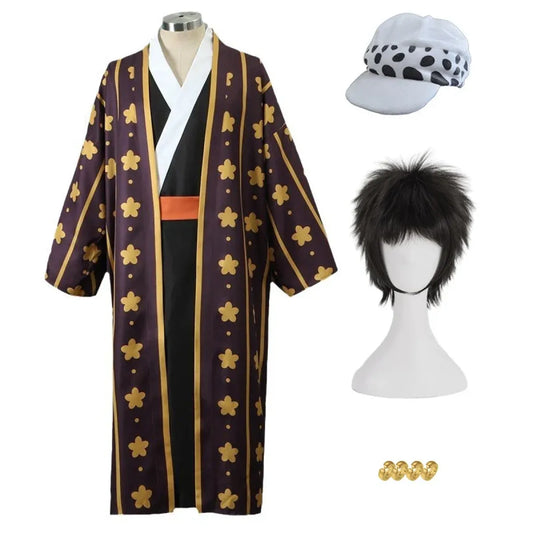 Law One Piece Cosplay Set with Wig & Hat - Dresses - Cosplay - 1