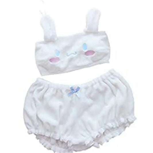 Cute Kawaii Animal Coral Fleece Lingerie Set for Women - Women’s Clothing & Accessories - Costume - 7