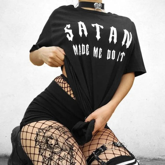 Satan Made Me Do It - T-Shirts - 1