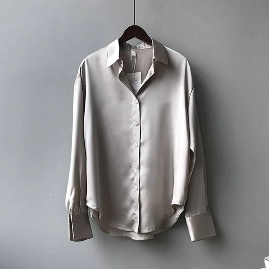 Elegant Silk Shirt - T-Shirts - 23