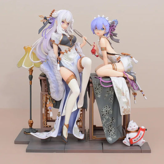 Re:Zero Rem & Emilia Chinoiserie Style Figures - Figurines - Figures - 1