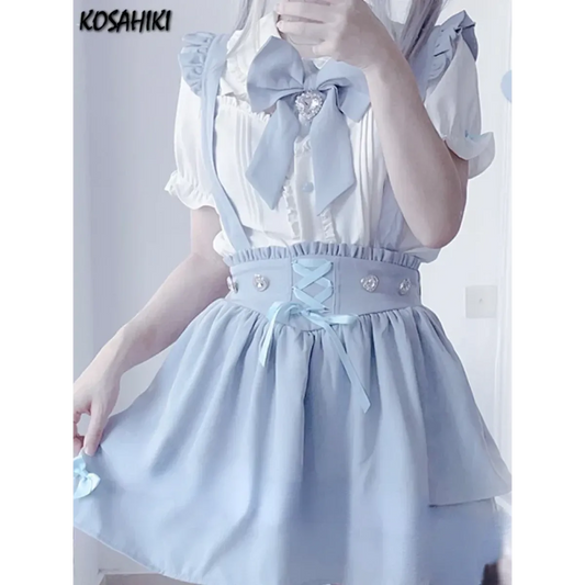 Sweet Fairy Kei Ribbon Blouse - Women’s Clothing & Accessories - Shirts & Blouses - 2