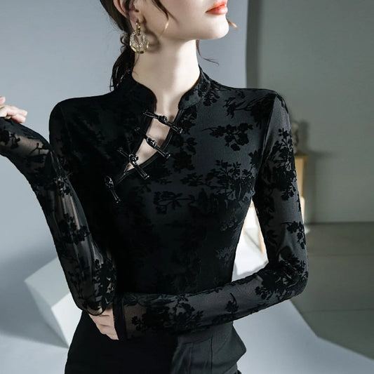 Fashionable Korean Blouses - T-Shirts - 1