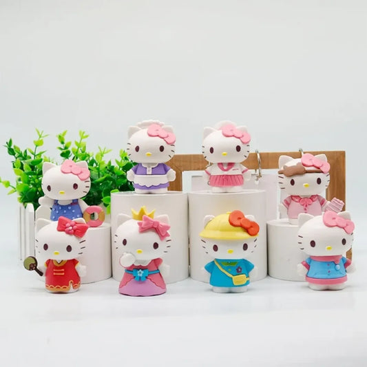 Hello Kitty Dress-Up Desktop Figurine Set - All Dresses - Figurine - 2