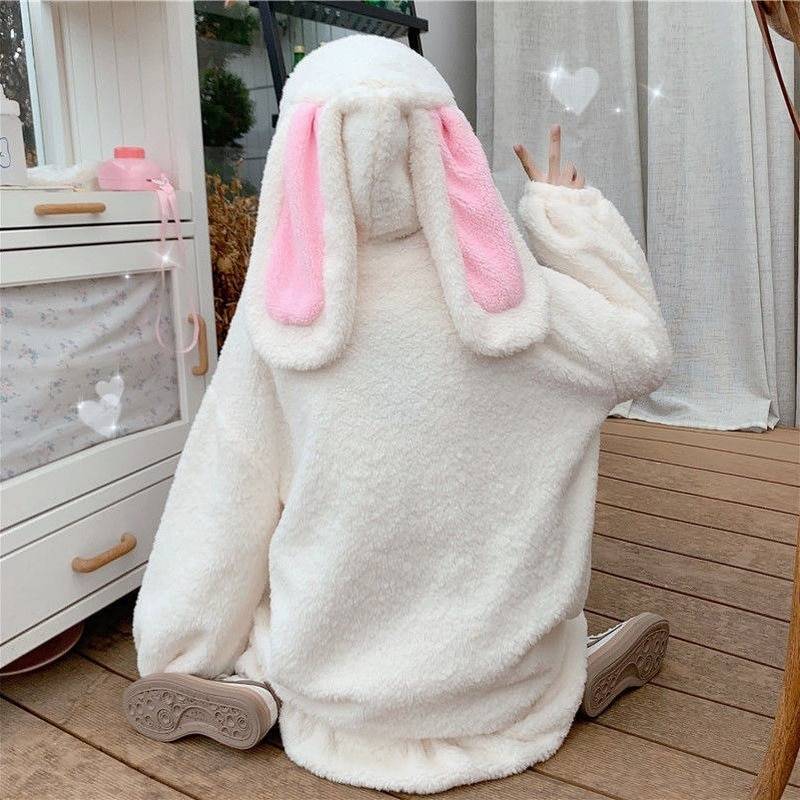 Popular Darling Plush Bunny Hoodie