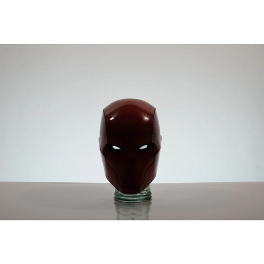 Red Vigilante Helmet - Wearable Costume Cowl Mask Helm - Cosplay - Helmets and Headwear - 2