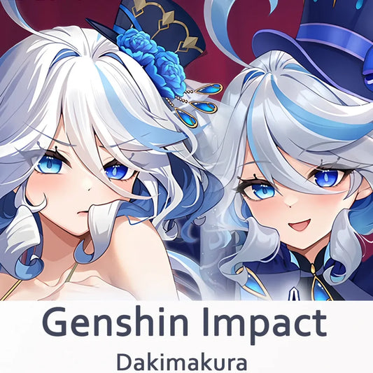 Focalors Dakimakura Pillowcase – Genshin Impact Anime Game Cushion - Anime - Dakimakuras - 1