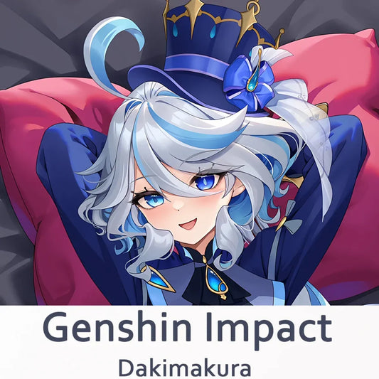 Focalors Dakimakura Pillowcase – Genshin Impact Anime Game Cushion - Anime - Dakimakuras - 2