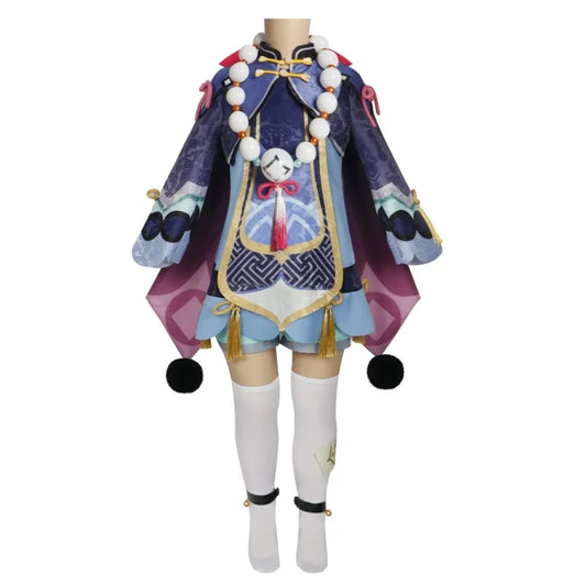 Kids Qiqi Genshin Impact Cosplay Zombie Dress Set - All Dresses - Cosplay - 2