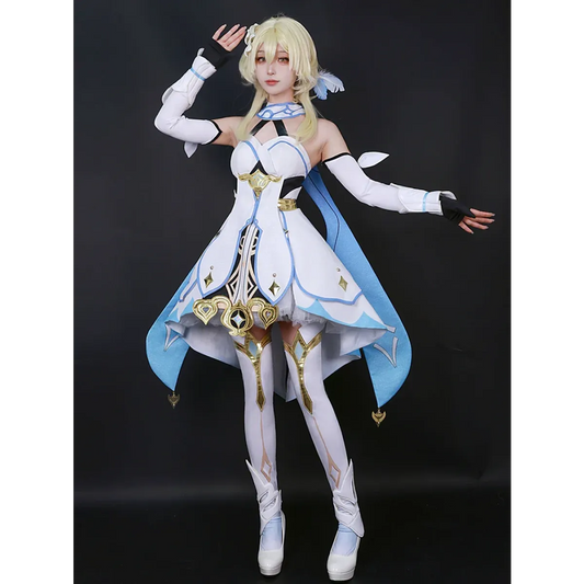 Lumine Genshin Impact Cosplay Dress Set with Wig - All Dresses - Cosplay - 1