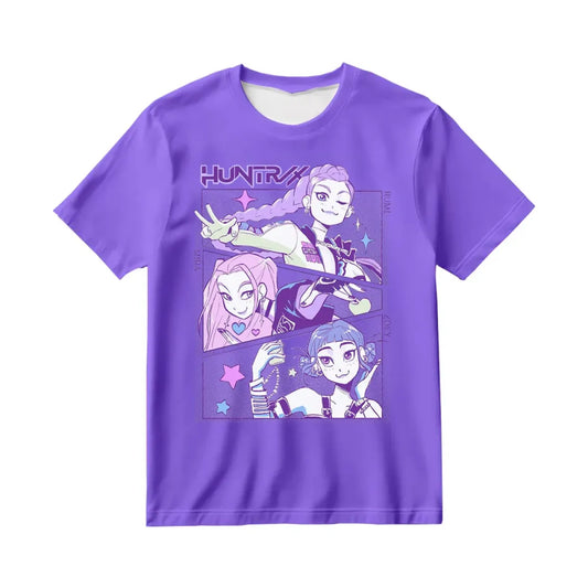 KPop Demon Hunters Harajuku Graphic Tee - T-Shirts - T-Shirt - 6