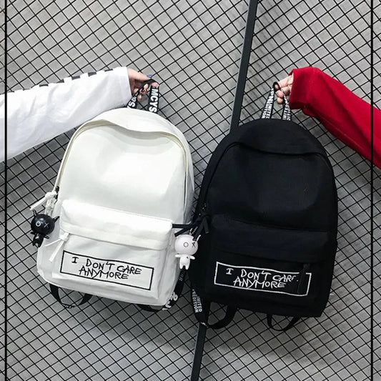 Harajuku Backpack - I Don’t Care - Women Bags & Wallets - 2