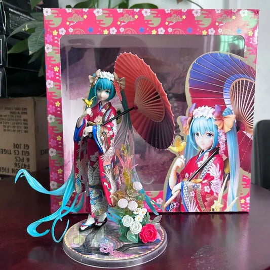Hatsune Miku Kimono Umbrella Figurine 1/6 Scale - Accessories - Figurine - 2