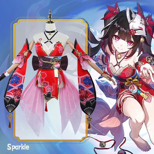 Honkai Star Rail Sparkle Cosplay Costume - Dresses - 1