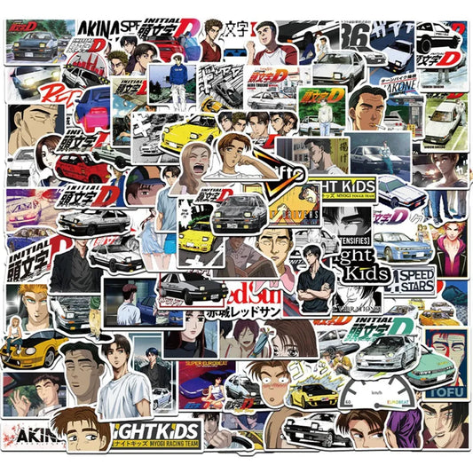 Initial D Anime Stickers - 10/30/50/100PCS - Anime - 1