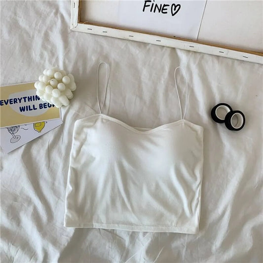 Basic Crop Top Sleeveless - Women’s Clothing & Accessories - 23