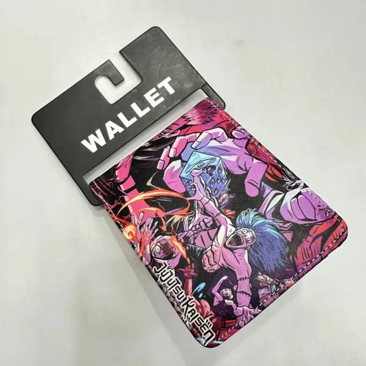 Jujutsu Kaisen Battle Scene PU Bifold Wallet - Women Bags & Wallets - Purses - 1