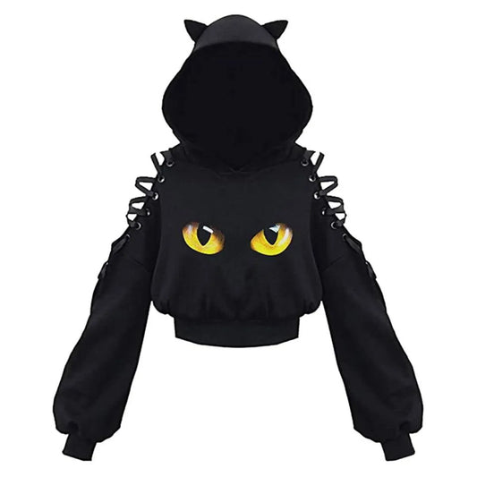 Kawaii Cat Ears Hoodie - Women’s Clothing & Accessories - Hooded - 2