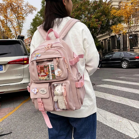 Kawaii Kids School Backpack - Women Bags & Wallets - 2