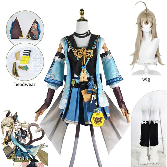 Kirara Cosplay Costume Set with Wig & Accessories - Cosplay - Cosplay - 1