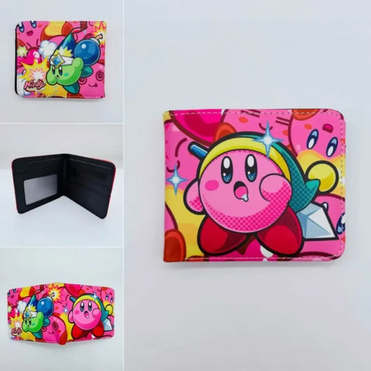 Kirby Star Pop PU Card Wallet - Anime - Purses - 1