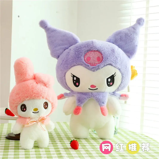 55cm Kawaii My Melody & Kuromi Plush Dolls – Sanrio Stuffed Toy Gift - Christmas - Plushie - 2